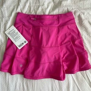 Lululemon Pace to Rival Tennis Skirt Sonic Pink